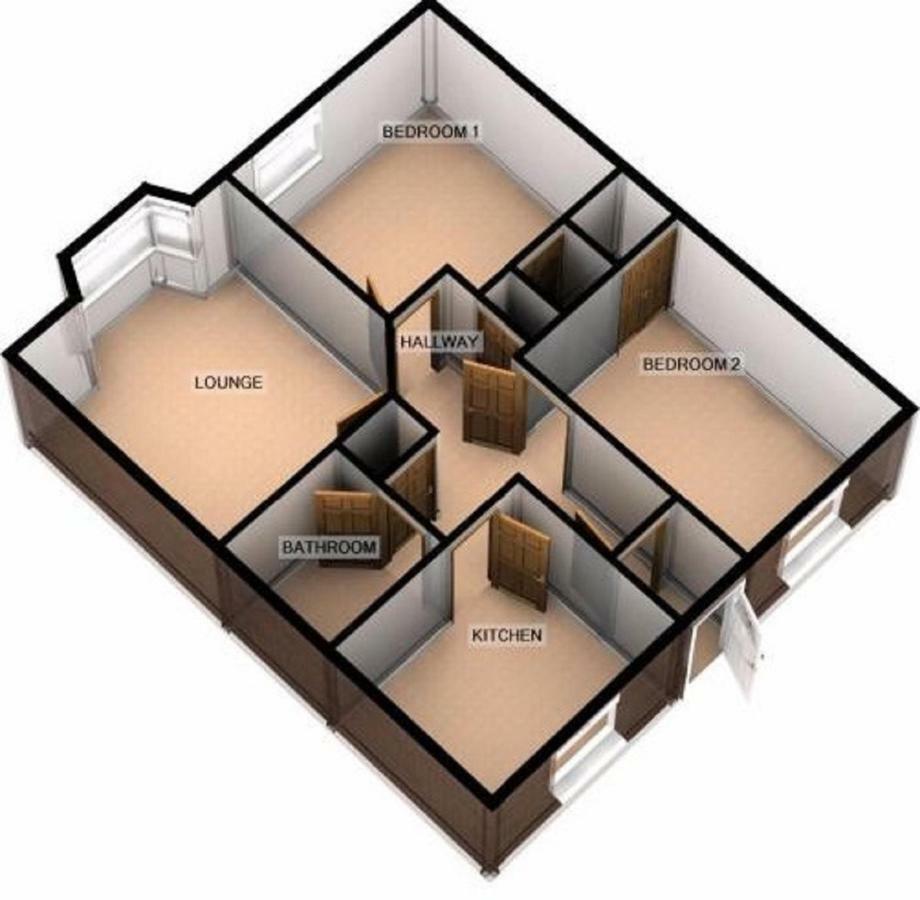 Dunfermline - Luxury Two Bedroom Apartment - Tp Esterno foto